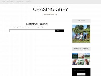 chasinggrey.com snapshot