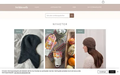 strikkesoffe.no snapshot