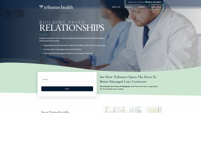 tribunushealth.com snapshot