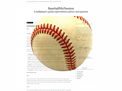 baseballmypassion.net snapshot