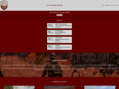 rjtcontracting.com snapshot