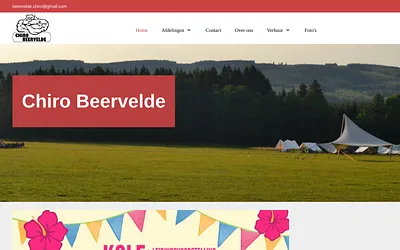 chirobeervelde.be snapshot