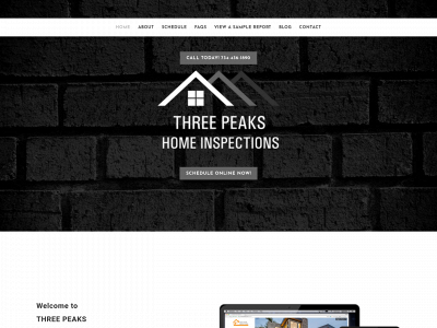 threepeakshomeinspections.com snapshot