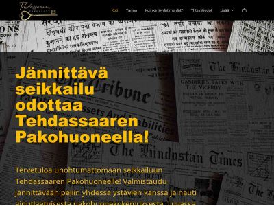 tehdassaarenpakohuone.fi snapshot