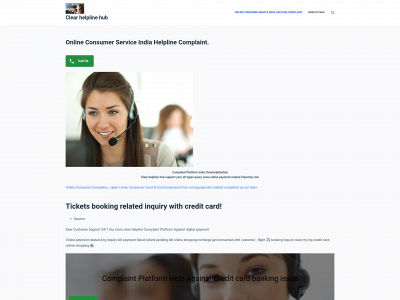 clearhelplinehub.in snapshot