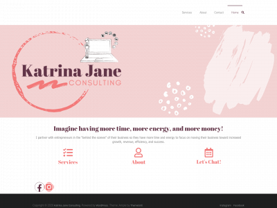 katrinajaneconsulting.com snapshot
