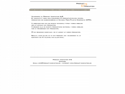 product-innovation.dk snapshot