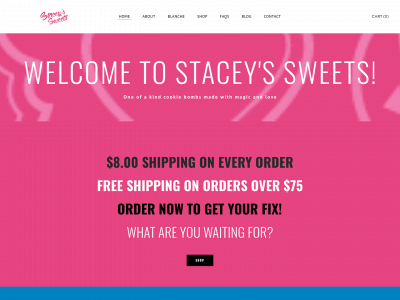 www.staceyssweets.net snapshot
