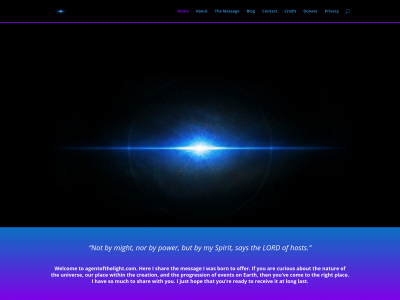 agentofthelight.com snapshot
