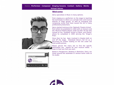 derrypopesinging.com snapshot