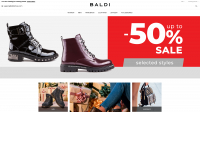 baldishoes.com snapshot