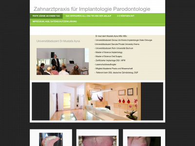 zahnimplants.de snapshot