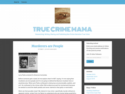 truecrimemama.com snapshot