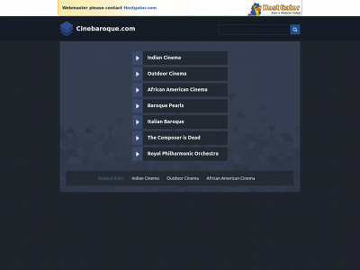 cinebaroque.com snapshot