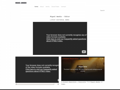 www.miguelamodio.com snapshot