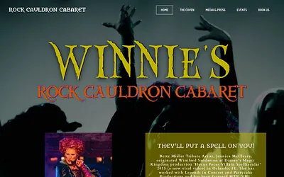 www.rockcauldroncabaret.com snapshot