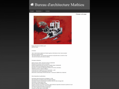 architectepascalmathieu.be snapshot