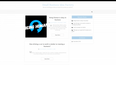 smallbusinessideafactory.com snapshot