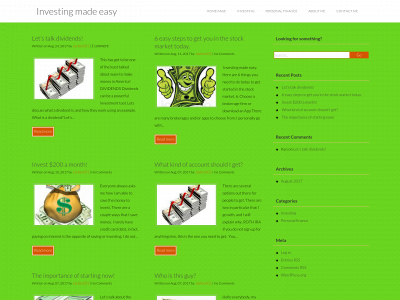easyinvesting101.com snapshot