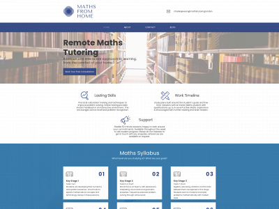 mathstutoring.london snapshot