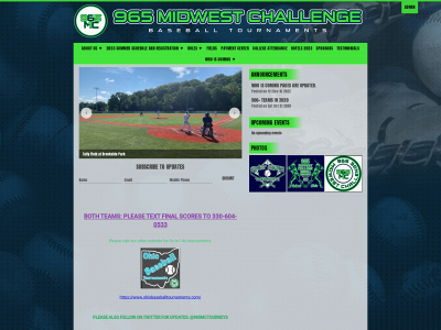 www.midwestchallengebaseballtournaments.com snapshot