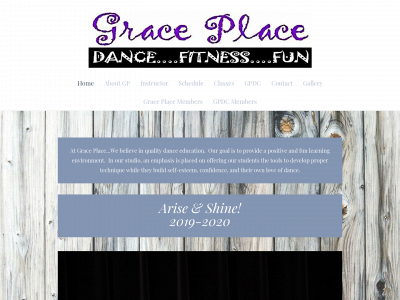 www.graceplacedancefitnessfun.com snapshot