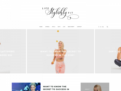 lifestylishlyfit.com snapshot