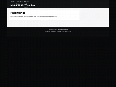 metalmathteacher.com snapshot