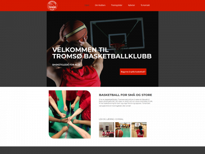 tromsobasketballklubb.no snapshot