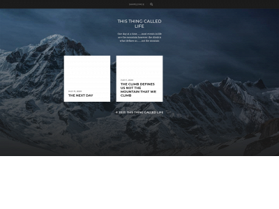thisthigcalledlife.org snapshot