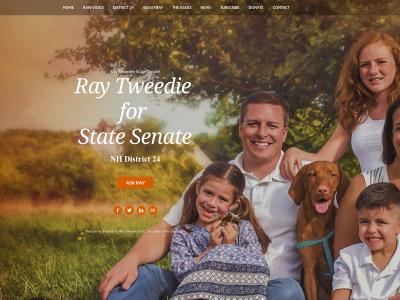www.rayforstatesenate.com snapshot