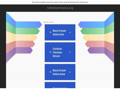 12thdistrictame.org snapshot