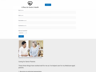 aplaceforseniorshealth.com snapshot