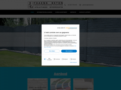 thaensbeton.be snapshot