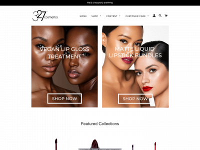 327cosmetics.com snapshot