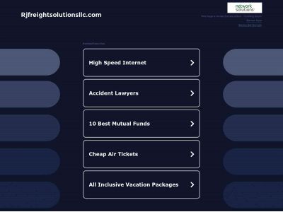 rjfreightsolutionsllc.com snapshot