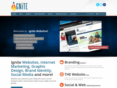 ignitecustomwebsites.com snapshot