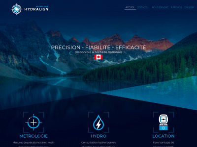 hydralign.ca snapshot