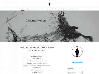 www.cadenzawriters.com snapshot