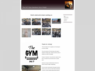 thegymsandownisleofwight.co.uk snapshot