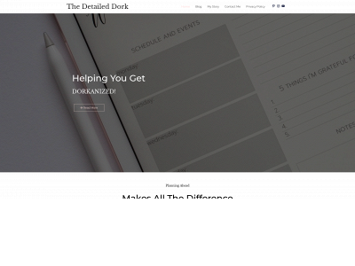 thedetaileddork.com snapshot
