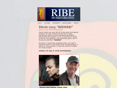ribemusikforening.dk snapshot