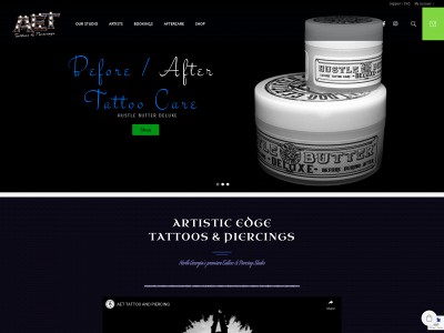 artisticedgetattoo.com snapshot