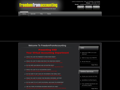 freedomfromaccounting.com snapshot