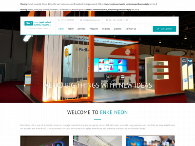 enkeneon.com snapshot