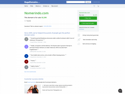 nomerindo.com snapshot