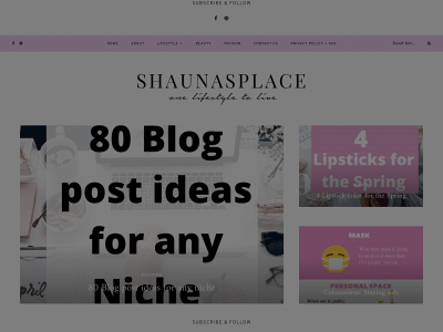 www.shaunasplace.com snapshot