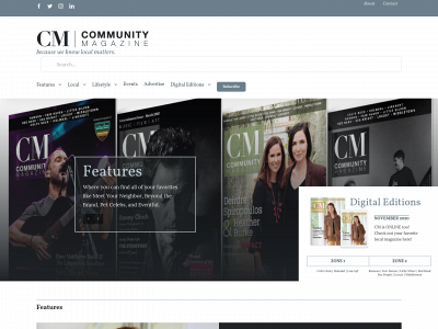 communitymagazinenj.com snapshot