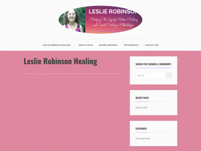 leslierobinson.net snapshot