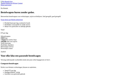 pesrentals.nl snapshot